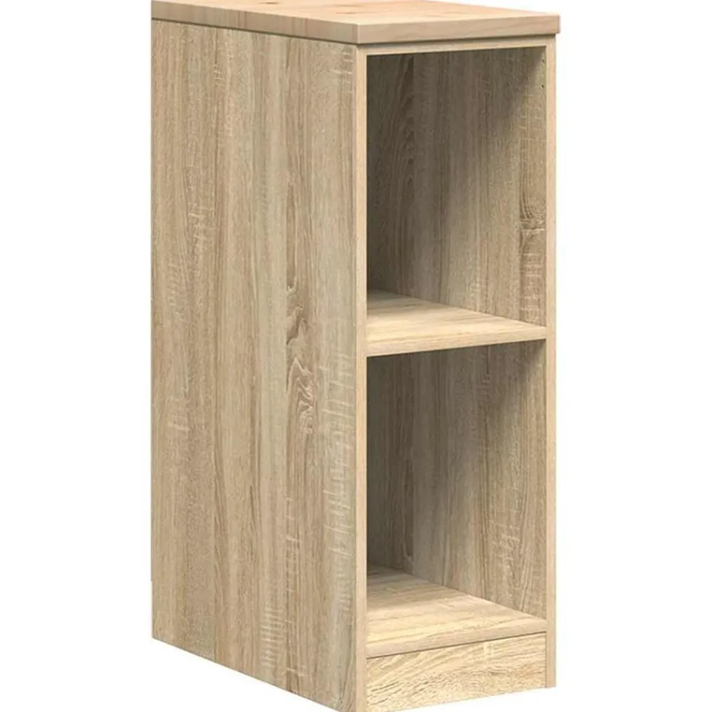 vidaXL Armarios 2 uds para garaje madera de ingeniería Roble Sonoma