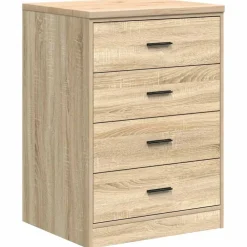 vidaXL Armarios 6 uds para garaje madera de ingeniería Roble Sonoma