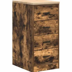 vidaXL Almacenamiento Industrial-Armarios 2 uds para garaje madera ingeniería