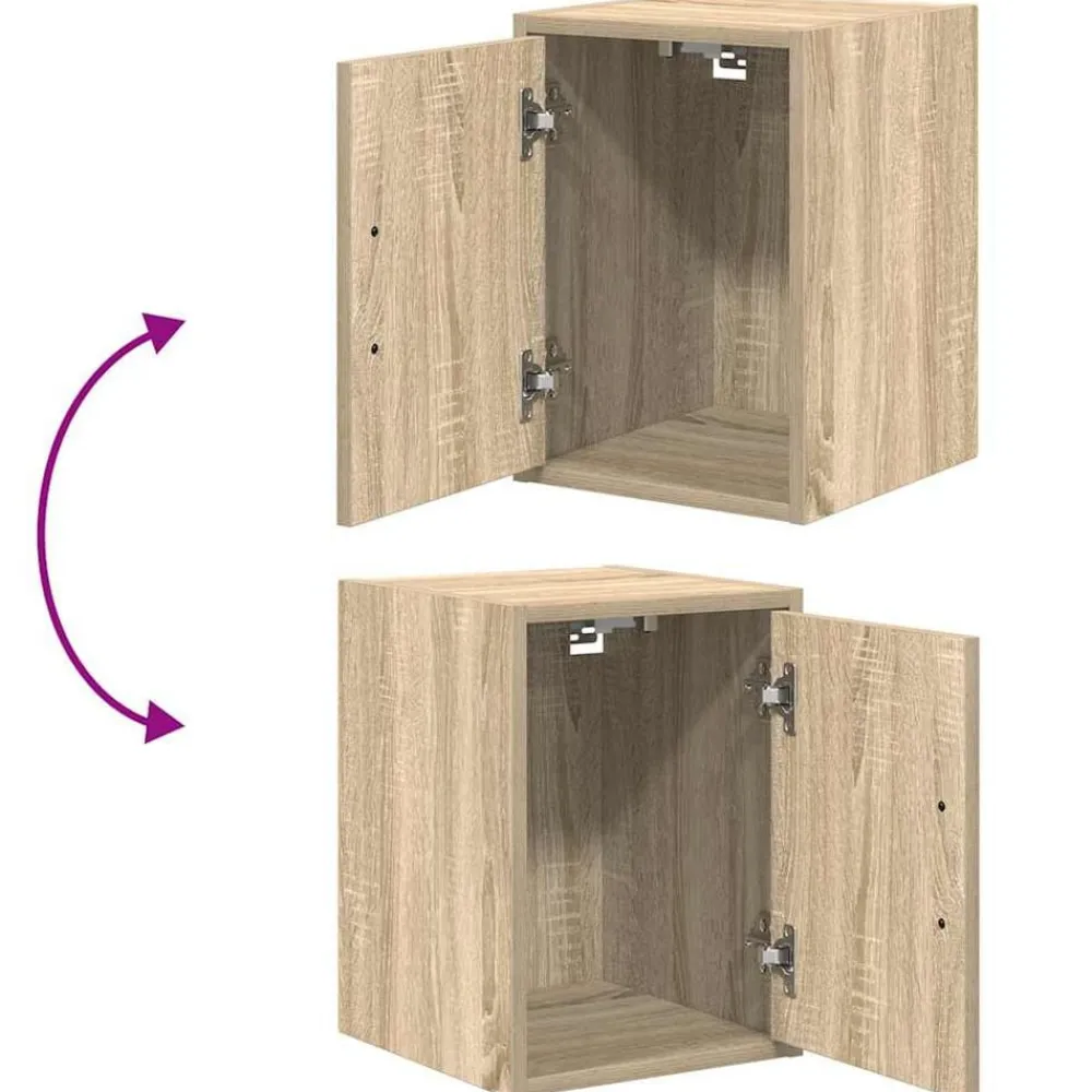vidaXL Almacenamiento Industrial-Armarios 2 uds para garaje madera de ingeniería