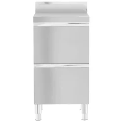 vidaXL Armarios de cocina comerciales 3 piezas de acero inoxidable Discount