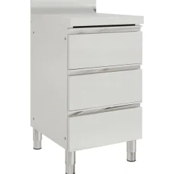 vidaXL Armarios de cocina comercial 2 unidades acero inoxidable Hot
