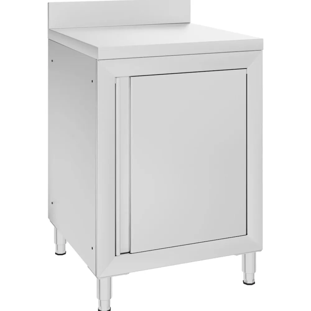 vidaXL Armarios de cocina comercial 2 unidades acero inoxidable Hot
