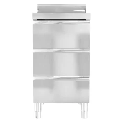 vidaXL Armarios de cocina comerciales 3 piezas de acero inoxidable Sale