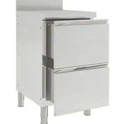 vidaXL Armarios de cocina comerciales 2 unidades 50x60x96 cm acero inoxidable Hot