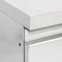 vidaXL Armarios de cocina comerciales 2 unidades 50x60x96 cm acero inoxidable Hot