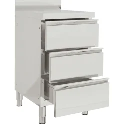 vidaXL Armarios de cocina comerciales 2 unidades 50x60x96 cm acero inoxidable Hot