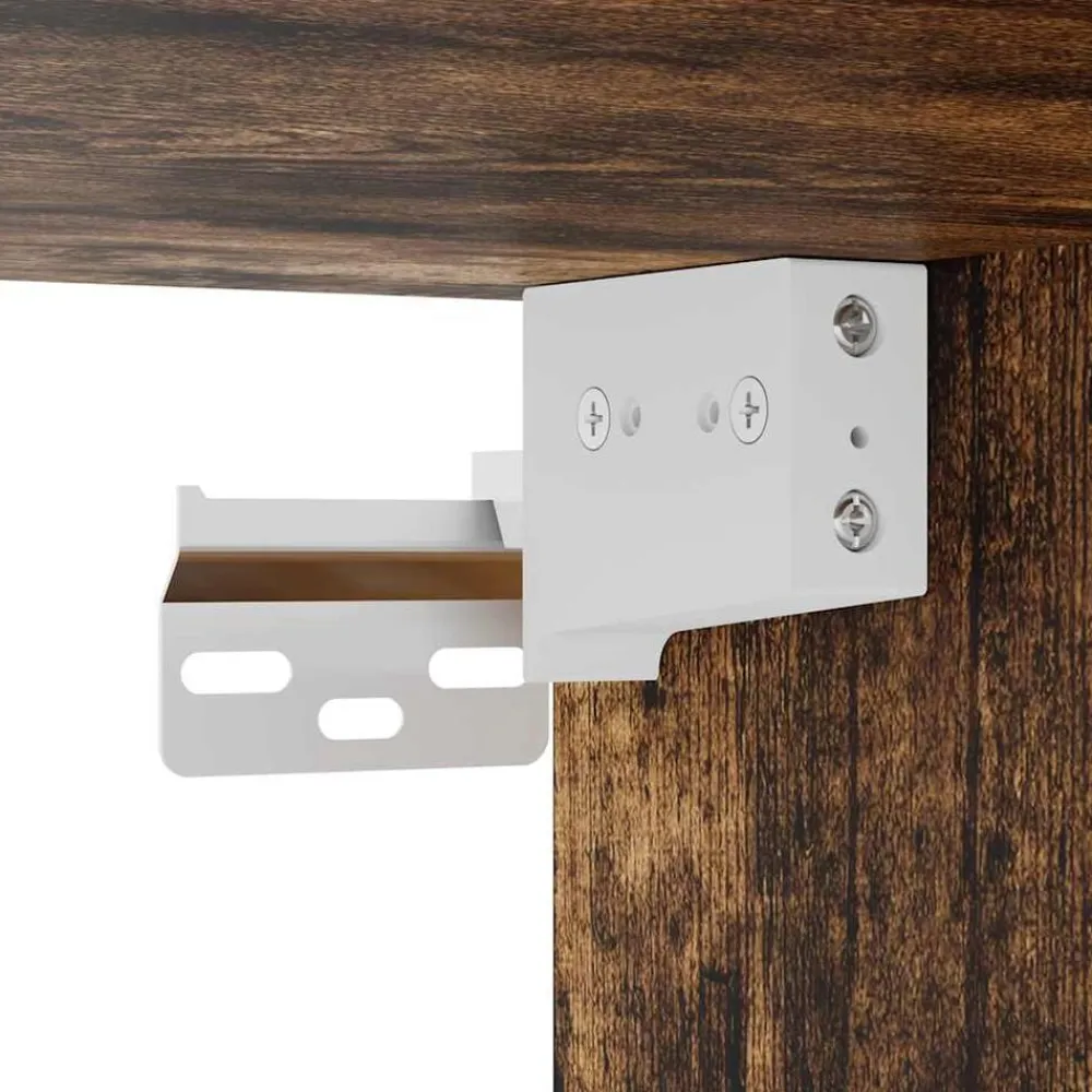 vidaXL Almacenamiento Industrial-Armarios de pared 2 uds para garaje madera