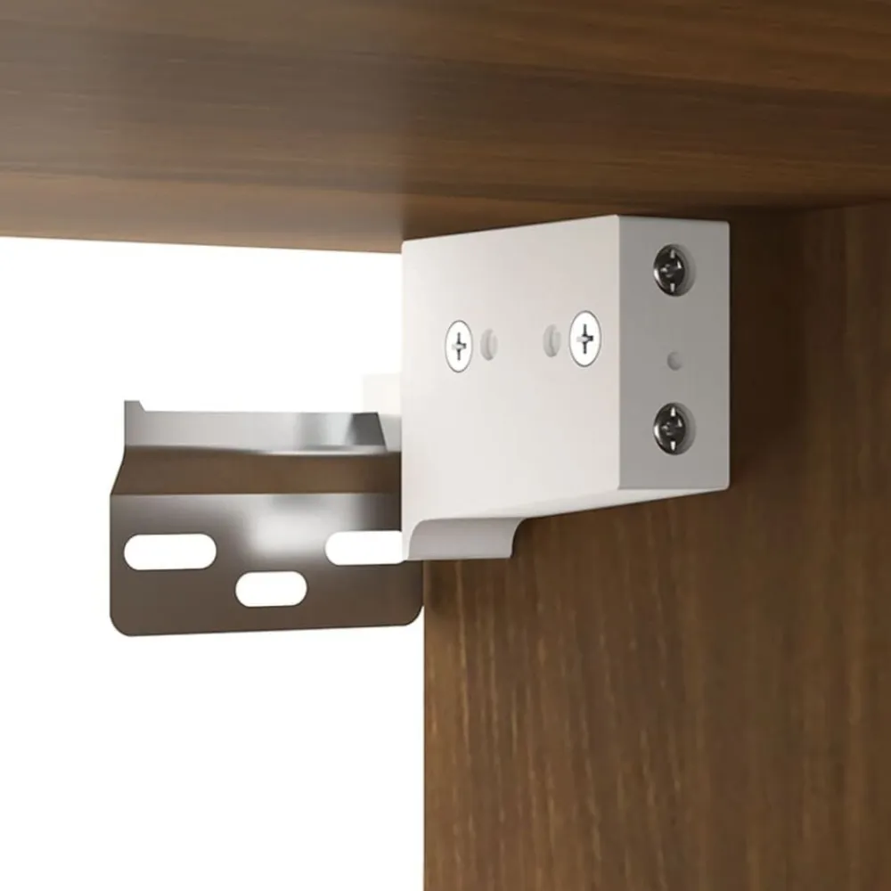 vidaXL Estanterías-Armarios de pared 2 uds contrachapada marrón roble 68x30x20 cm