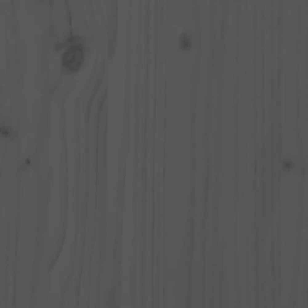 vidaXL Armarios de pared 2 uds madera maciza pino 45x30x35 cm Gris Outlet