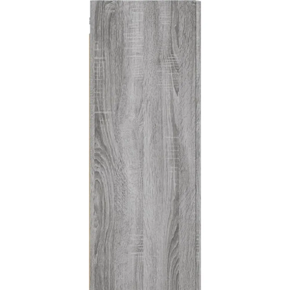 vidaXL Armarios de pared 2 unidades 69,5x34x90 cm Gris sonoma