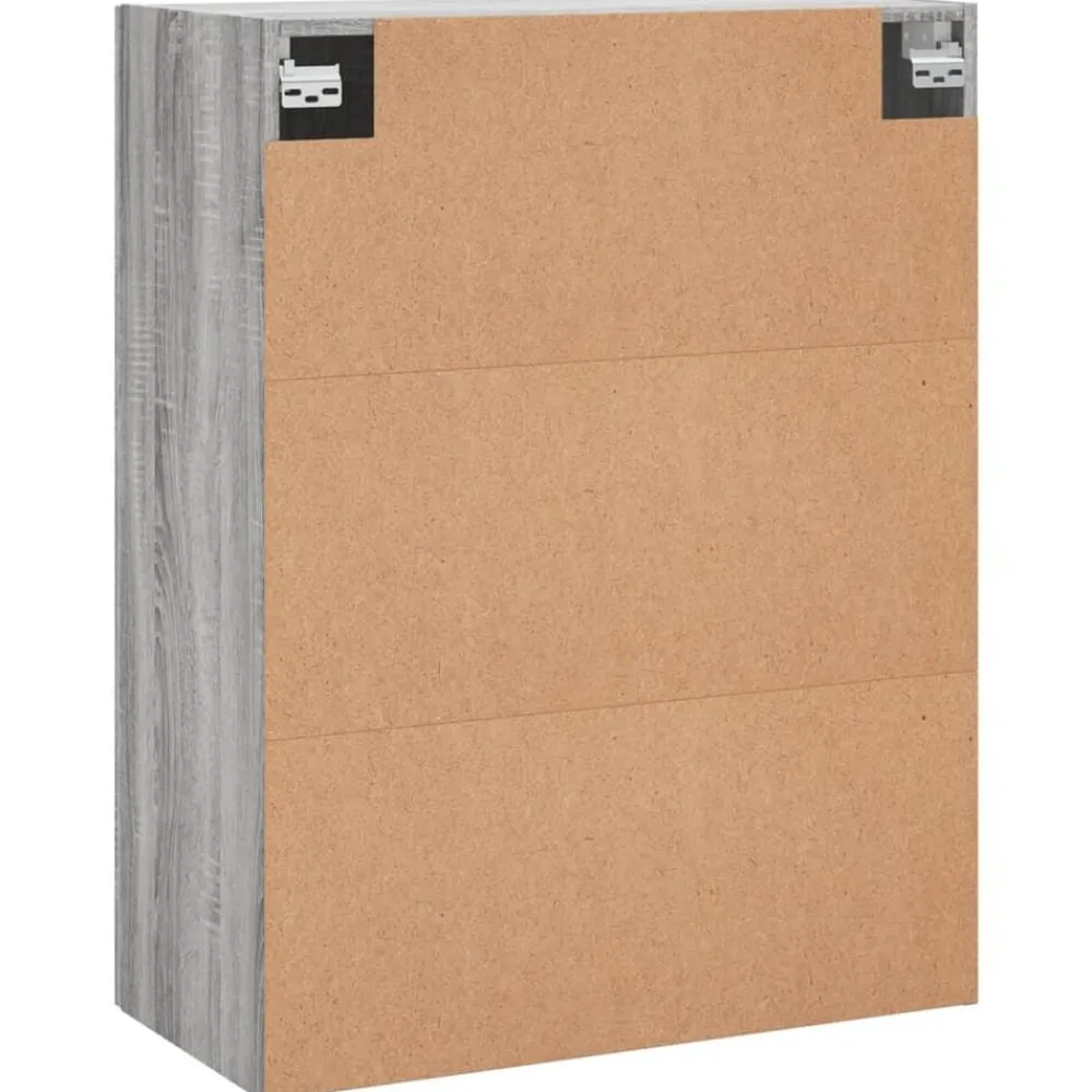 vidaXL Armarios de pared 2 unidades 69,5x34x90 cm Gris sonoma
