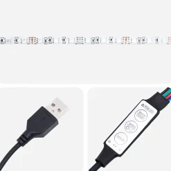 vidaXL Armarios de pared con luces LED para TV 2 uds envejecida 40x30x60,5cm Madera envejecida Online