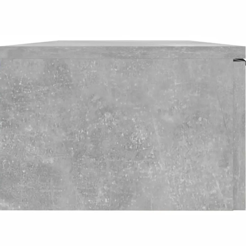 vidaXL Armarios de pared 2 uds contrachapada gris hormigón 68x30x20 cm Gris hormigón Hot