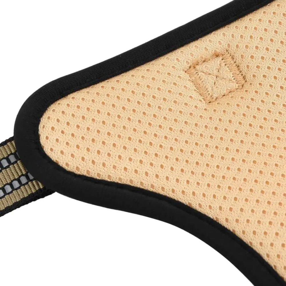 vidaXL Arnés para perros con correa y collar ajustable marrón S marrón camuflaje Outlet