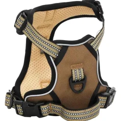 vidaXL Arnés para perros con bandas reflectantes ajustables marrón S Marrón Sale