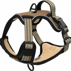 vidaXL Arnés para perros con bandas reflectantes ajustables marrón S Marrón Sale