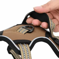 vidaXL Arnés para perros con bandas reflectantes ajustables marrón S Marrón Sale