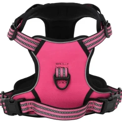 vidaXL Arnés para perros con bandas reflectantes ajustables L Rosa Discount