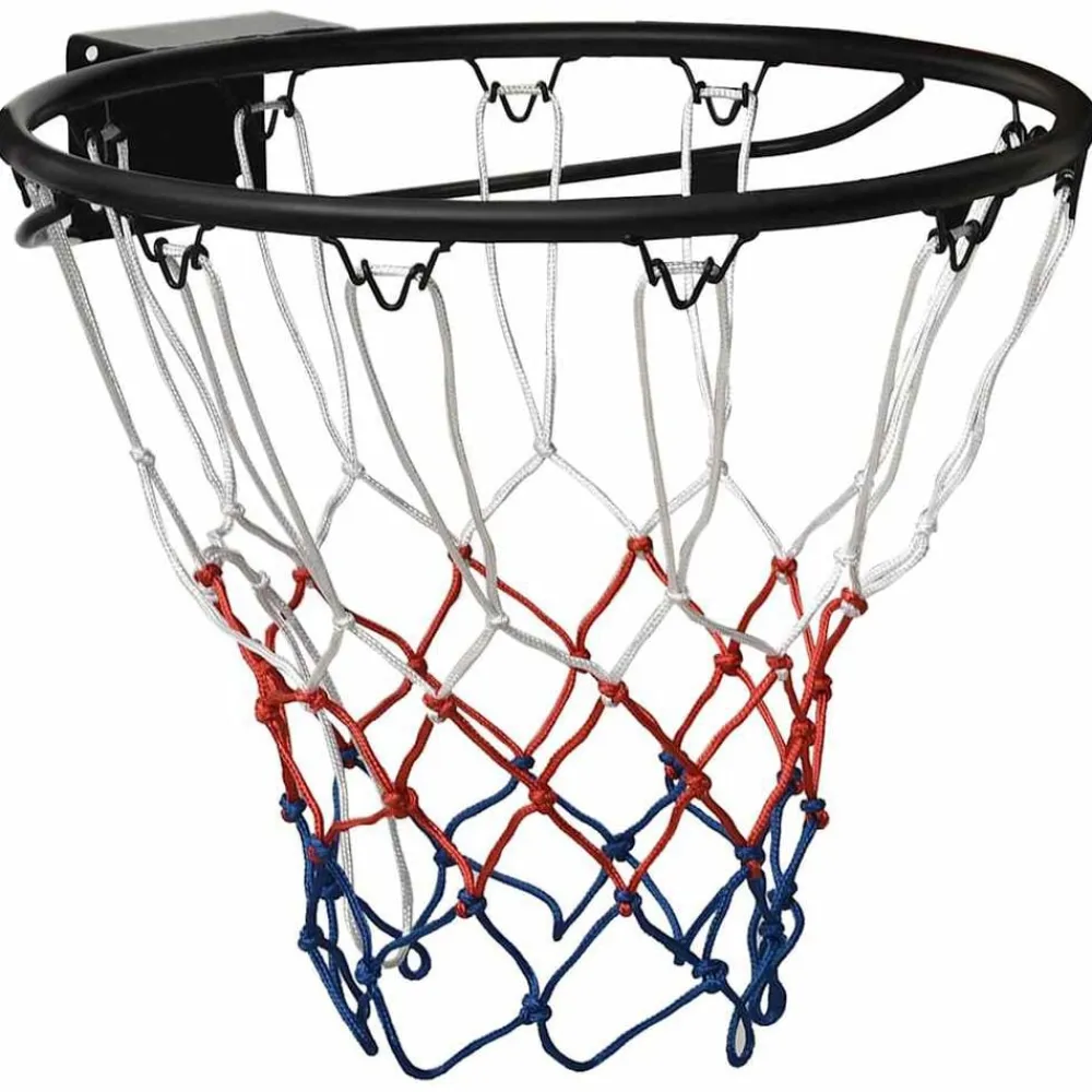 vidaXL Aro de baloncesto acero 45 cm Negro Sale