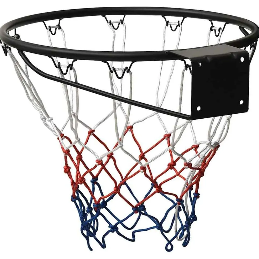 vidaXL Aro de baloncesto acero 45 cm Negro Sale