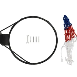 vidaXL Aro de baloncesto acero 45 cm Negro Sale