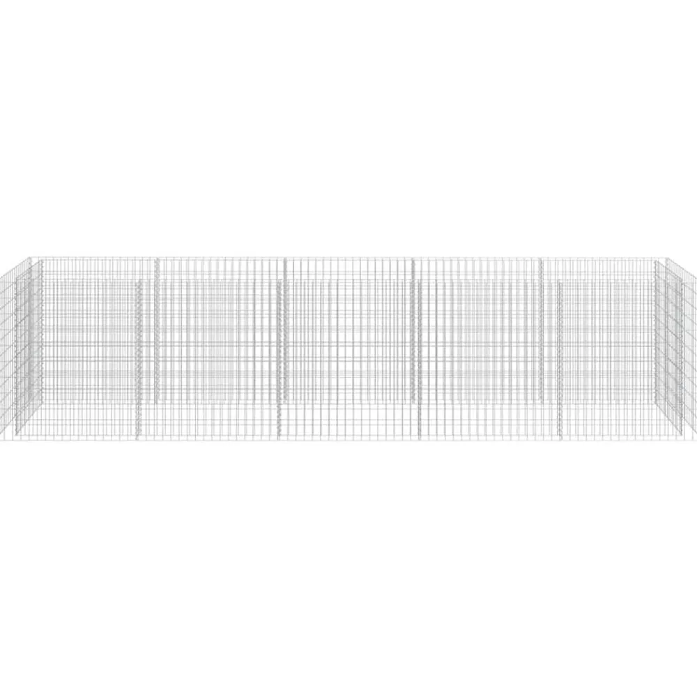 vidaXL Arriate de gaviones de acero 450x90x100 cm Hot