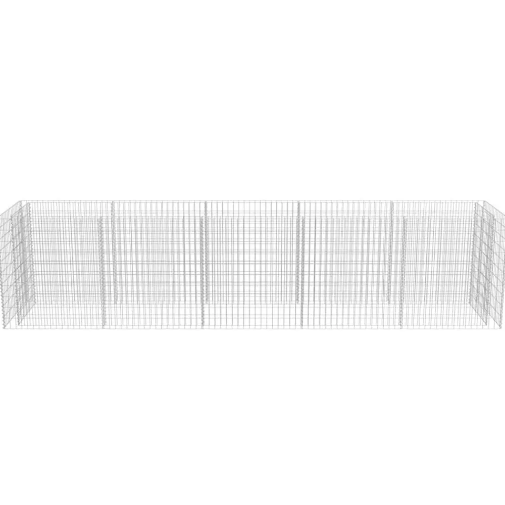 vidaXL Arriate de gaviones de acero 450x90x100 cm Hot