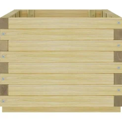 vidaXL Jardín-Arriate elevado rectangular madera 100x50x40 cm