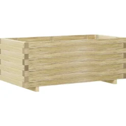 vidaXL Jardín-Arriate elevado rectangular madera 100x50x40 cm