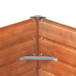 vidaXL Arriate oxidado de acero corten 100x100x77 cm Clearance