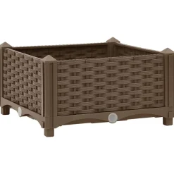 vidaXL Jardín-Arriate 40x40x23 cm polipropileno