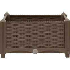 vidaXL Jardín-Arriate 40x40x23 cm polipropileno