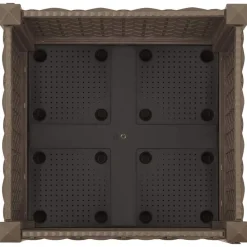 vidaXL Jardín-Arriate 40x40x23 cm polipropileno