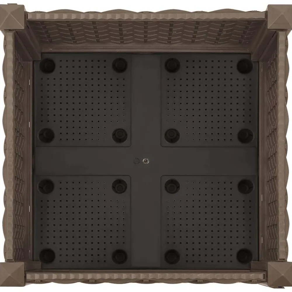 vidaXL Jardín-Arriate 40x40x23 cm polipropileno