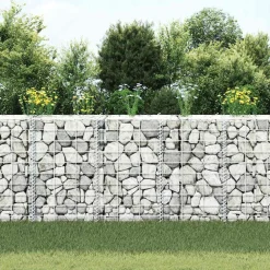 vidaXL Arriates de gaviones 3 unidades hierro 30x30x50 cm Best