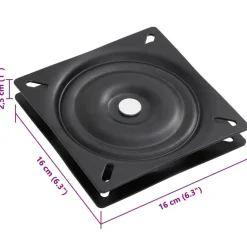 vidaXL Vehículos-Asiento de barco con pedestal altura ajustable 360° giratorio