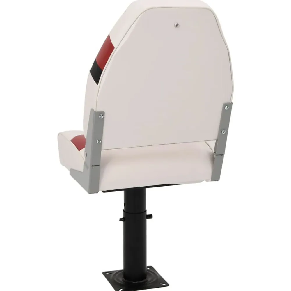 vidaXL Vehículos-Asiento de barco con pedestal altura ajustable 360° giratorio
