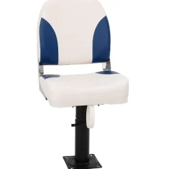 vidaXL Vehículos-Asiento de barco con pedestal altura ajustable 360° giratorio