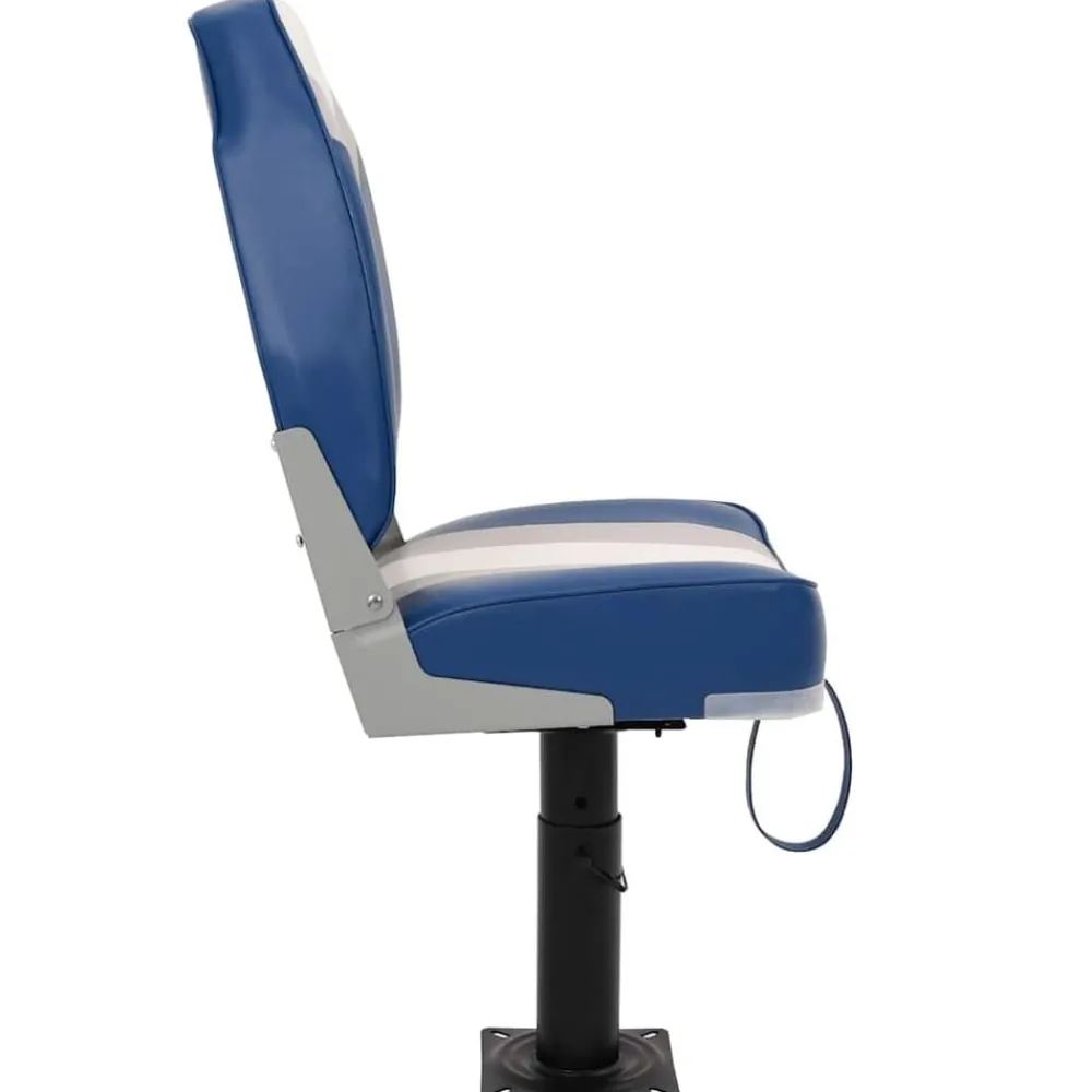 vidaXL Asiento de barco con pedestal altura ajustable 360° giratorio Online