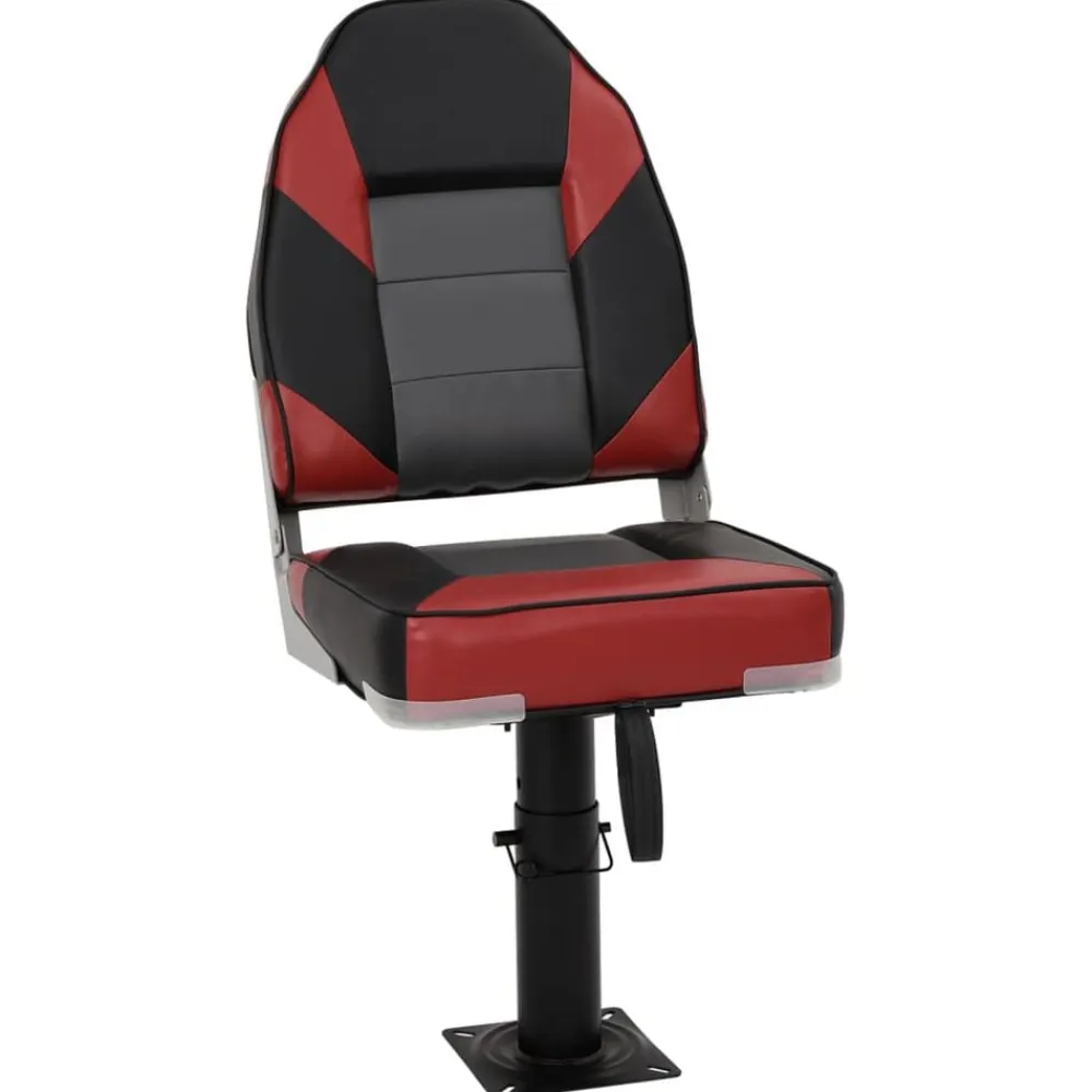vidaXL Vehículos-Asiento de barco con pedestal altura ajustable 360° giratorio