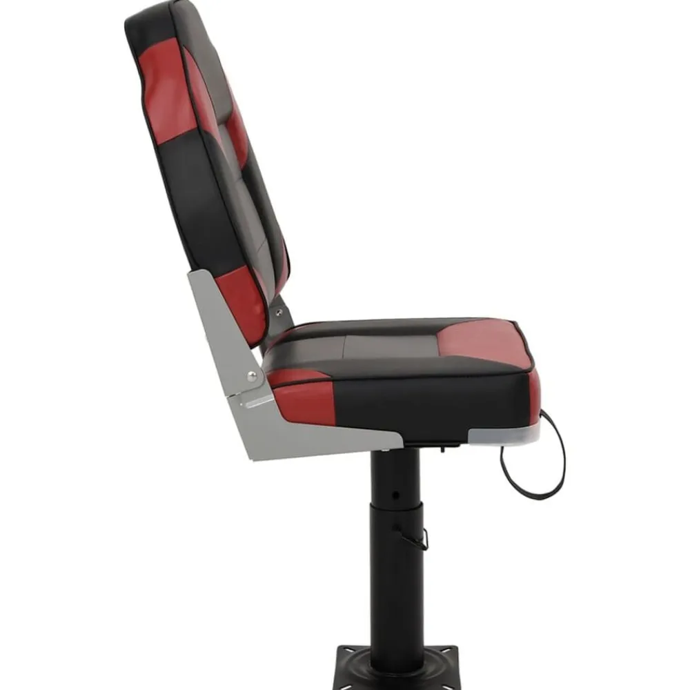 vidaXL Vehículos-Asiento de barco con pedestal altura ajustable 360° giratorio