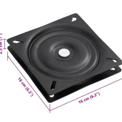 vidaXL Asiento de barco con pedestal altura ajustable 360° giratorio Azul y blanco