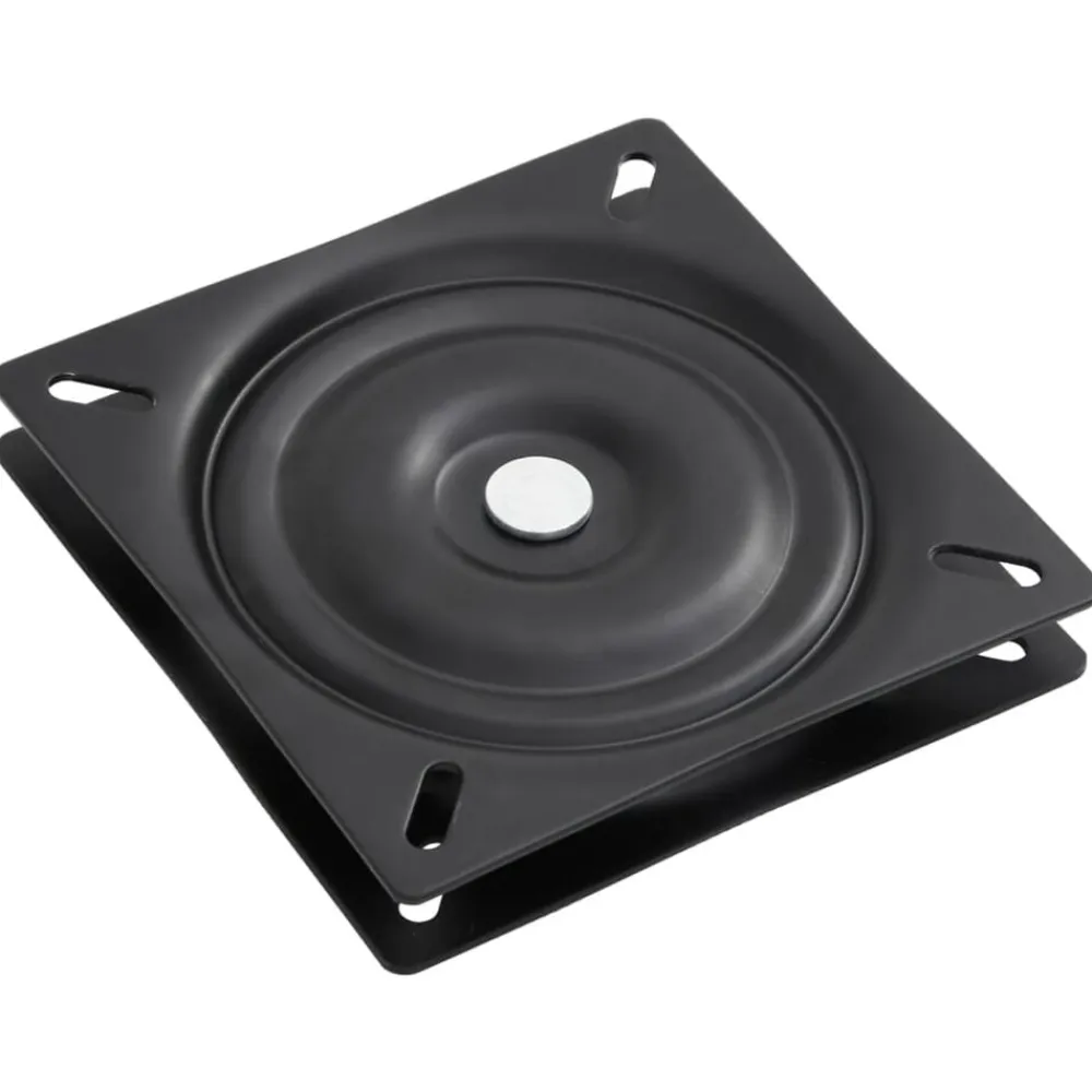 vidaXL Asiento de barco con pedestal altura ajustable 360° giratorio Blanco y negro Online