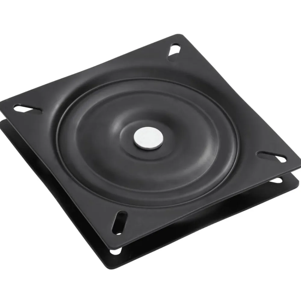 vidaXL Asiento de barco con pedestal altura ajustable 360° giratorio Gris Clearance