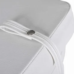 vidaXL Asiento de barco respaldo plegable cojín azul blanco 41x36x48cm Azul y blanco Discount