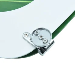 vidaXL Asiento de inodoro con tapa MDF verde diseño gota de agua Clearance