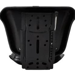 vidaXL Asiento de tractor con respaldo negro Clearance
