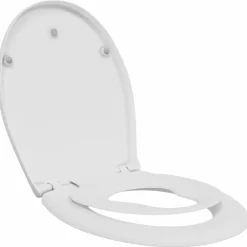 vidaXL Asiento de WC 47 x 37 x 4 cm Duroplast White