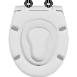 vidaXL Asiento de WC 47 x 37 x 4 cm Duroplast White